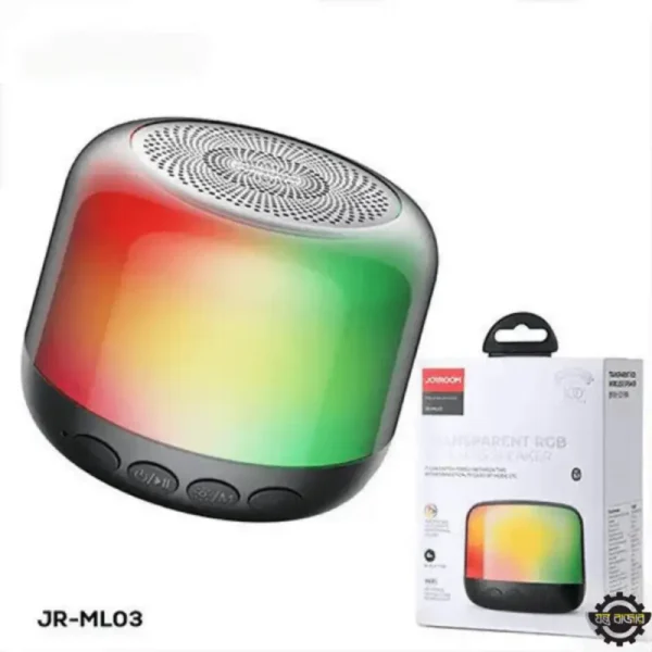 JOYROOM JR-ML03 Transparent RGB Bluetooth Wireless Speaker