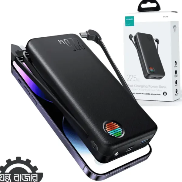 Joyroom JR-L015 22.5W Power Bank with Dual Cables