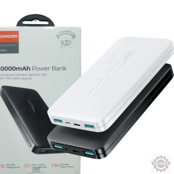 Joyroom Jr-T012 10000mah Dual USB Power Bank 2 Outputs & 2 Inputs