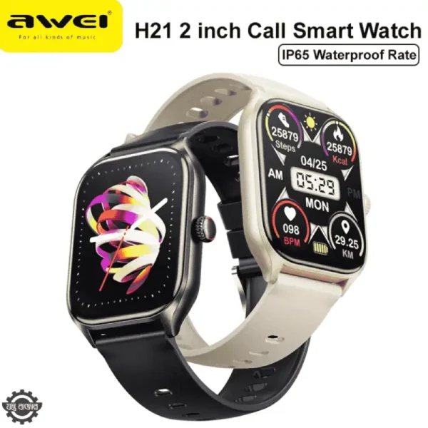 Awei H21 Multifunctional Men Women Bluetooth Connected Smart Watch