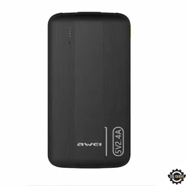 Awei P20K Superior Portable Power Bank 10000mAh – Black