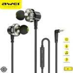 Awei Z1 Dual Driver Earphones Stero Bass Sound Headphones