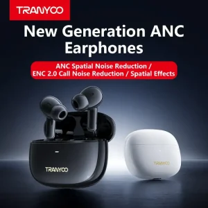 Tranyoo T-M2 ANC ENC Bluetooth 5.4 TWS Earbuds