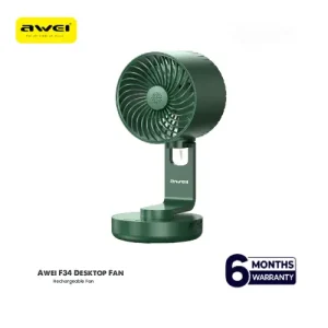 Awei F34 Strong Wind Rechargeable Fan