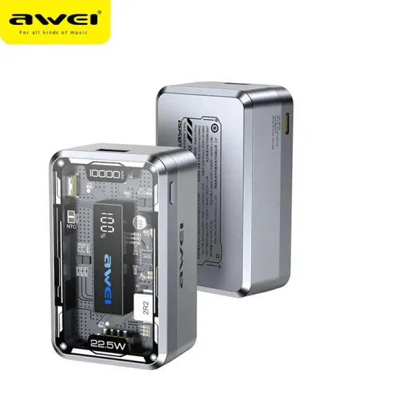 Awei Transparent 22.5W Power Bank Price in Bangladesh
