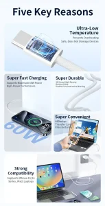 TRANYOO CC-15 USB-C to USB-C 60W Fast Charging Cable