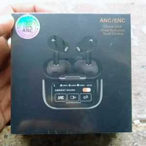 Airpods A9 Pro ANC Touch Screen Display Earbuds - Black