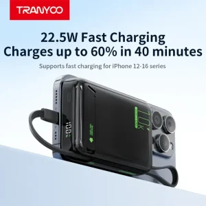 Tranyoo 22.5W 10000 mAh Magnetic Power Bank