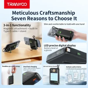 Tranyoo 22.5W 10000 mAh Magnetic Power Bank