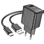 Hoco 18W CS21A Rich QC3.0 Wall Charger Set