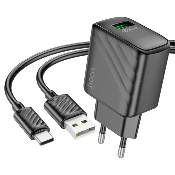 Hoco CS21A Rich QC3.0 Wall Charger Set