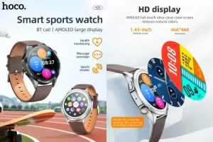HOCO Y21 1.43-inch AMOLED Smart Sports Watch
