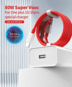 OnePlus SuperVOOC Turbo 80W Super Fast Charger Set