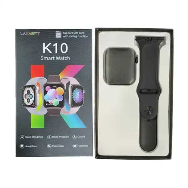 Laxasfit K10 Bluetooth Calling & SIM Support Smart Watch