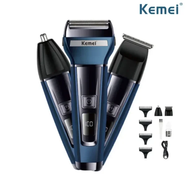 Kemei KM-6541 3-in-1 Trimmer - Hair Clipper
