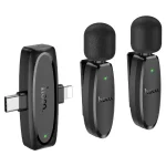 Hoco L15 Crystal Wireless Lavalier Dual Microphone