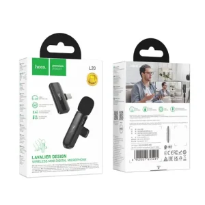 Hoco L20 Type-C Lavalier Mini Digital Wireless Microphone