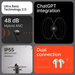 CMF Nothing Buds 2 Hybrid ANC Earbuds
