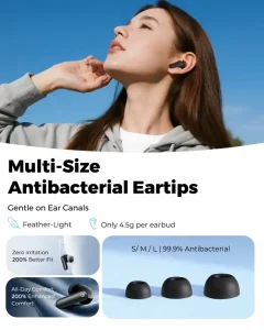 SoundPEATS Q3 Pro 38dB ANC Earbuds