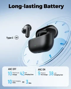 SoundPEATS Q3 Pro 38dB ANC Earbuds