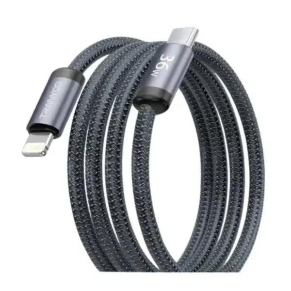 Tranyoo T-P22 Reinforced Metal 36W Type c to Lightning