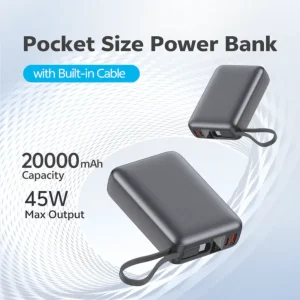 QCY PB20A 45W 20000mAh Power Bank