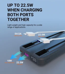 AWEI PA-68 10000mAh 22.5W Fast Power Bank