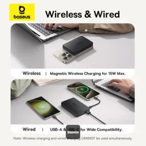 Baseus Airpow II Qi2 10000mAh Magnetic Power Bank