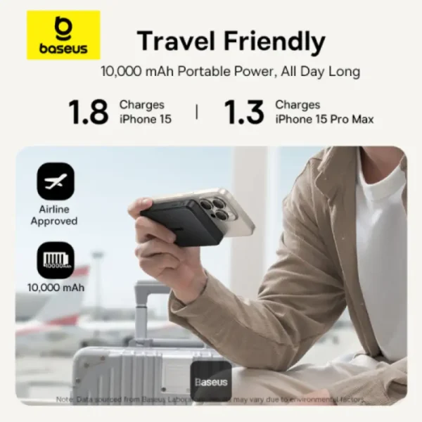 Baseus Airpow II Qi2 10000mAh Magnetic Power Bank