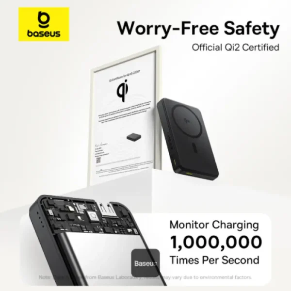 Baseus Airpow II Qi2 10000mAh Magnetic Power Bank