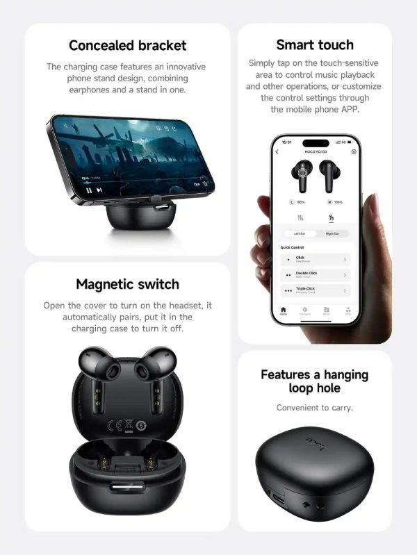 HOCO EQ100 AI Translator Bluetooth Earbuds