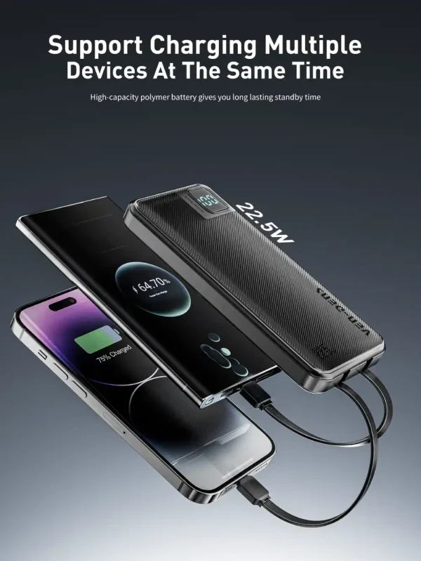 Ven-Dens VD-PB061 20000mAh 22.5W Power Bank