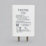 Original TECNO 45W All-Round Fast Charger