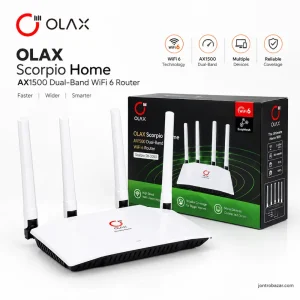 OLAX Scorpio Gigahome AX1800 Wi-Fi 6 Router