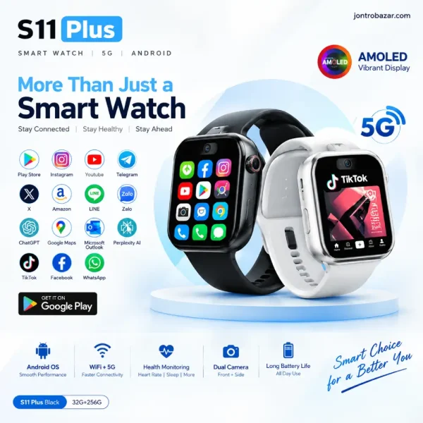 S11 Plus 5G 32/256GB Android Smartwatch